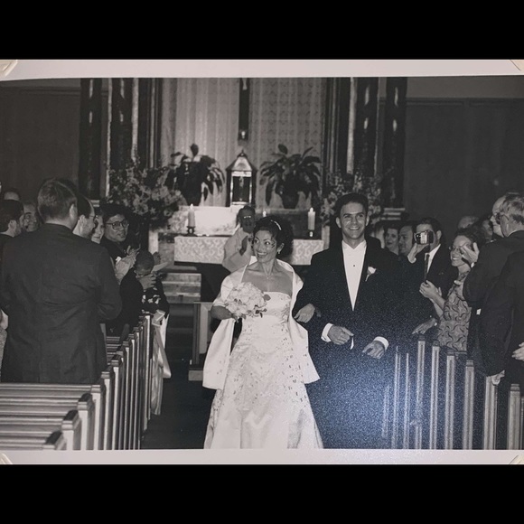 Tomasina Wedding Dress: satin silk strapless - Picture 6 of 8